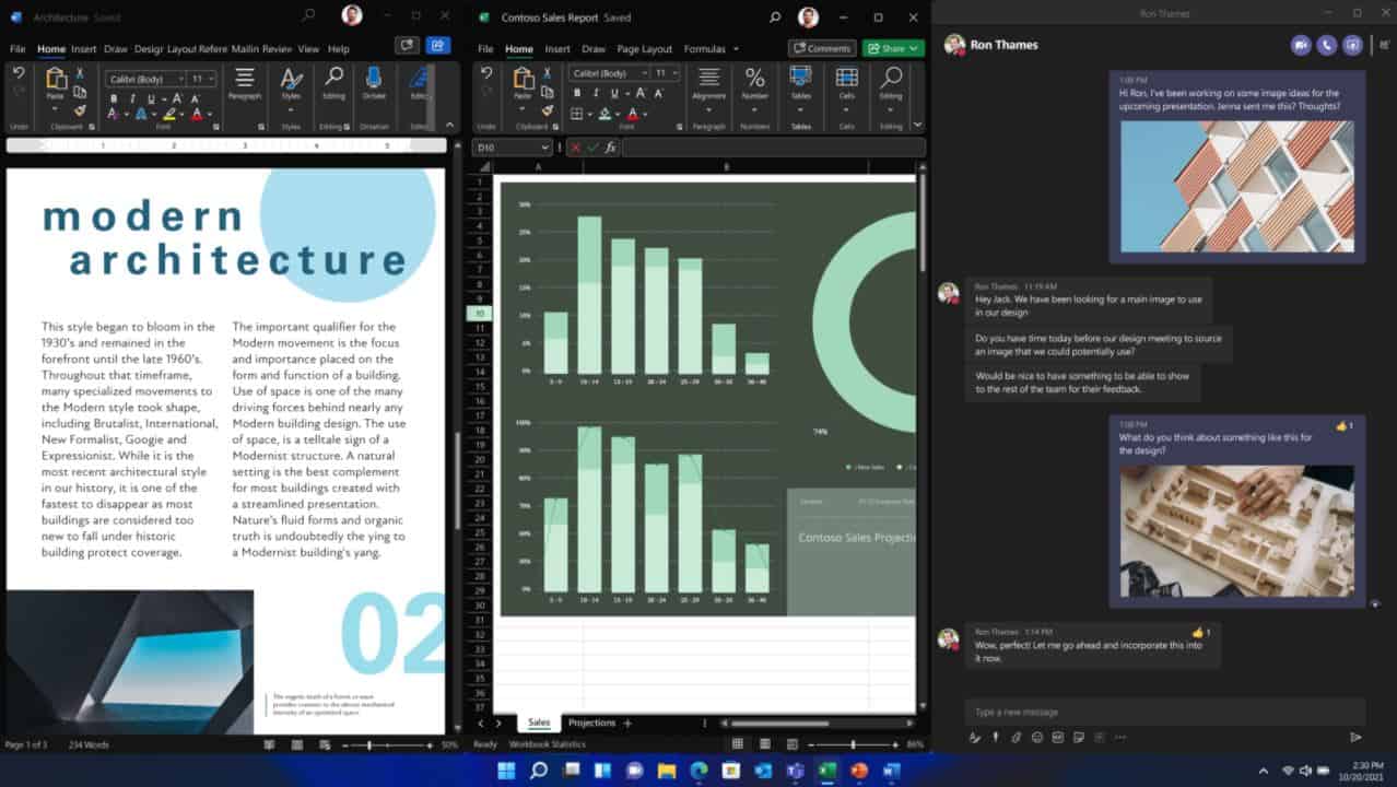 Microsoft Office windows 11