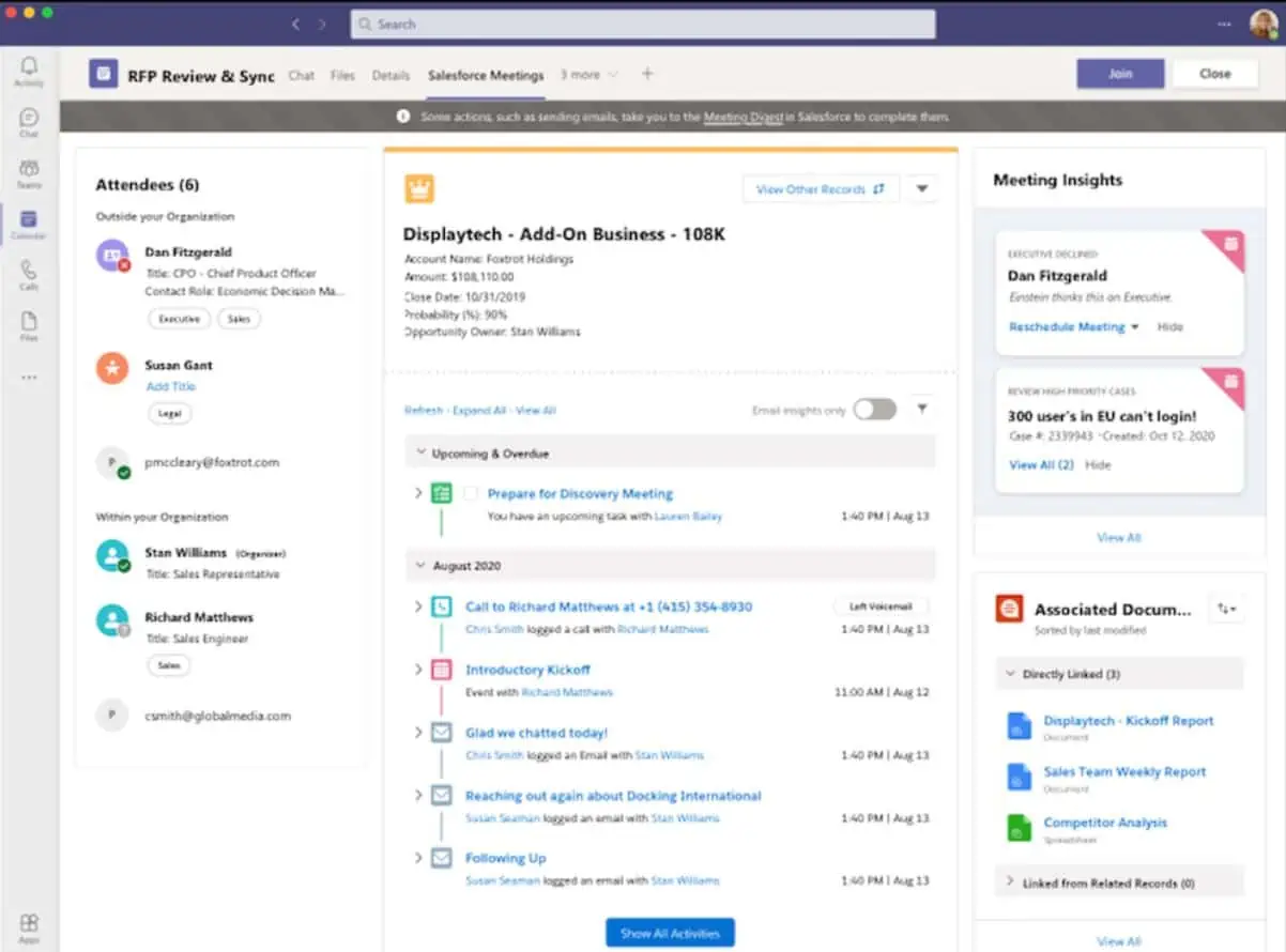 Microsoft Teams Salesforce