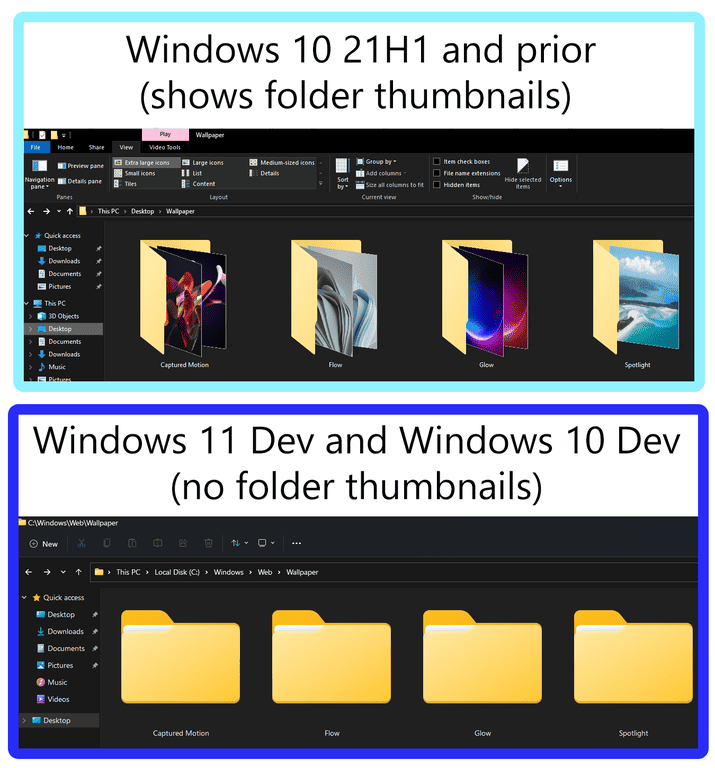 Windows 11 Folder Preview