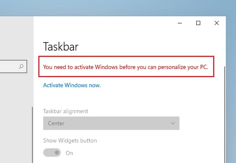 you need to activate windows to personalize you need to activate windows to personalize