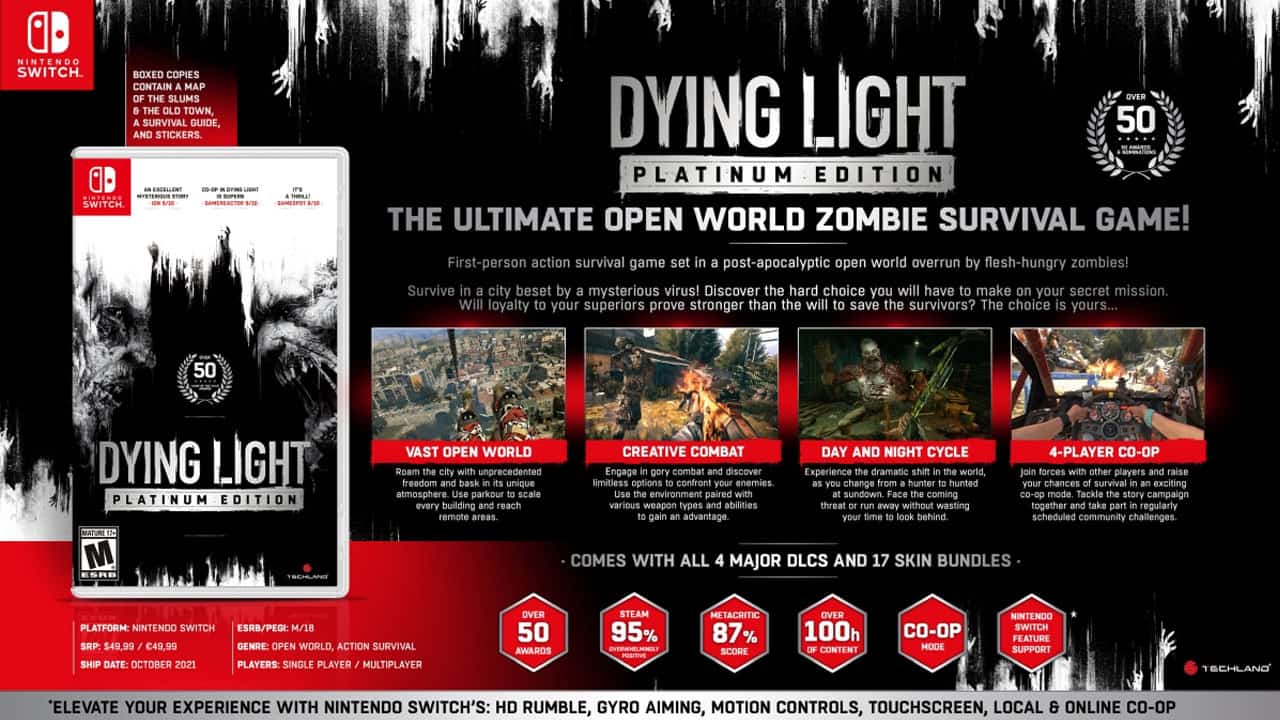 Monumental noget værst Dying Light Platinum Edition leaked for Nintendo Switch - MSPoweruser