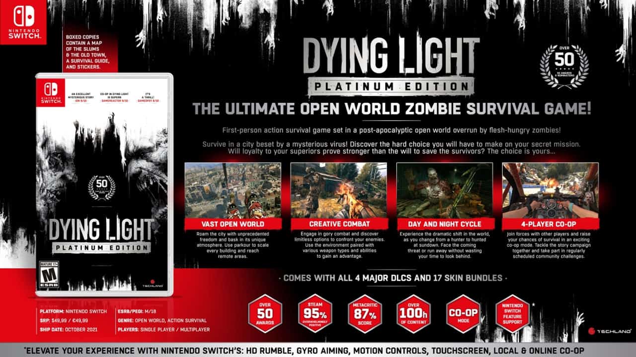 Dying Light PlatinumEditionスイッチ