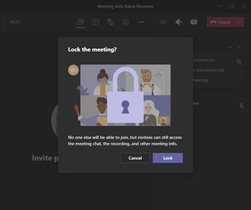 Lock-Meeting-Microsoft-Teams-2