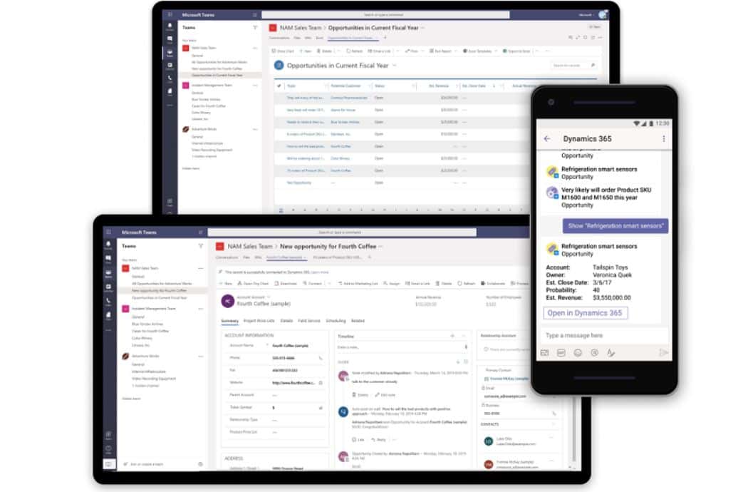 Microsoft Teams Dynamics 365