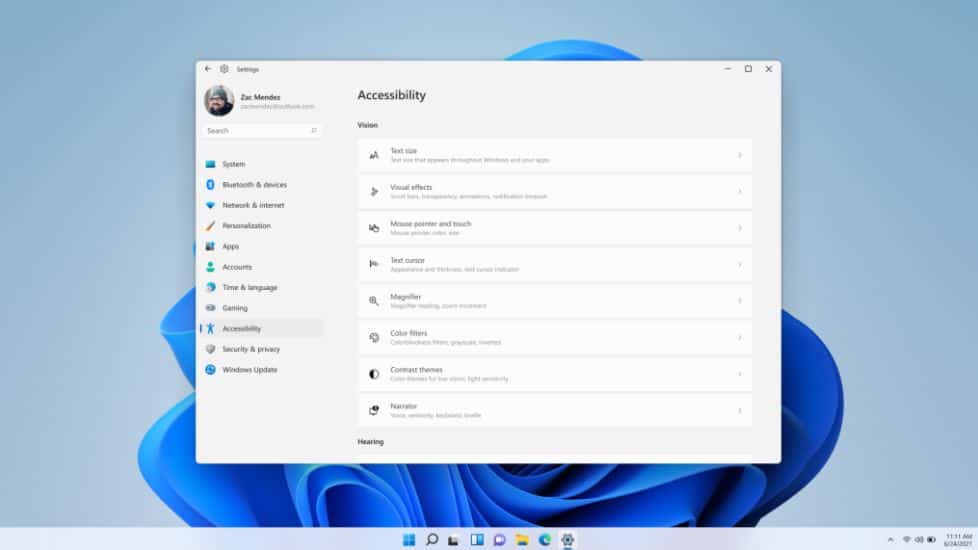 Microsoft Windows 11 Accessibility