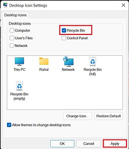 Windows 11 lets you show/hide Recycle Bin icon, here is how - MSPoweruser