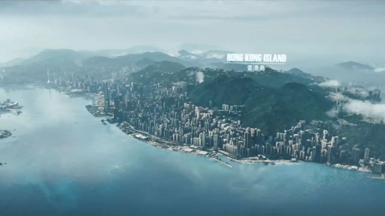 Test Drive Unlimited Solar Crown definido na ilha de Hong Kong. Tudo isso.