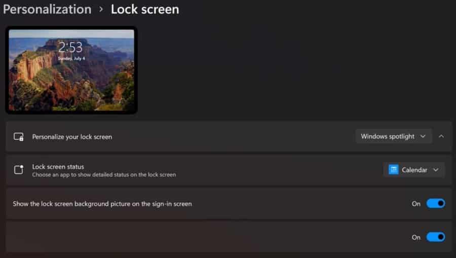 Hidden option brings cool 3D Parallax effect to Windows 11 lock screen