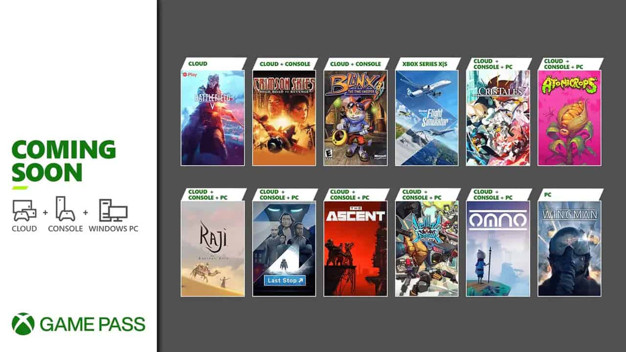 Xbox Game Pass July