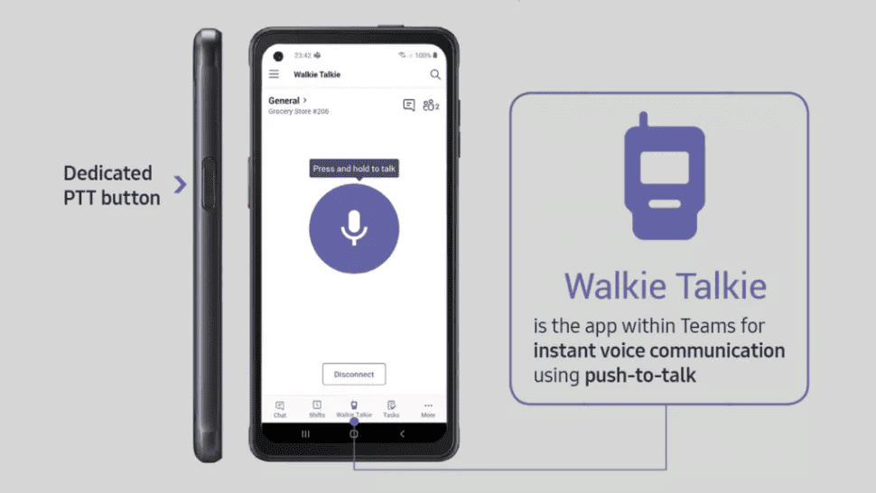 bluetooth push to talk app