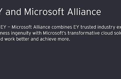 EY Microsoft Alliance