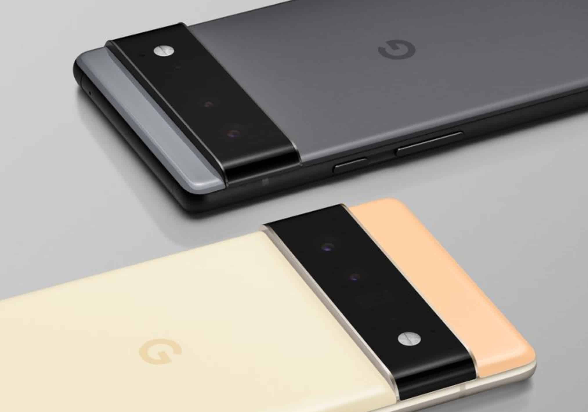 Google Pixel6およびPixel6Proの公式レンダリング