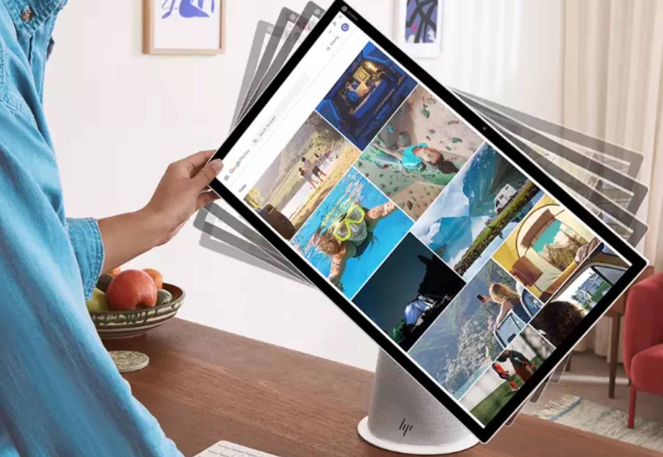 HP announces Chromebase All-in-One Desktop with a rotating display