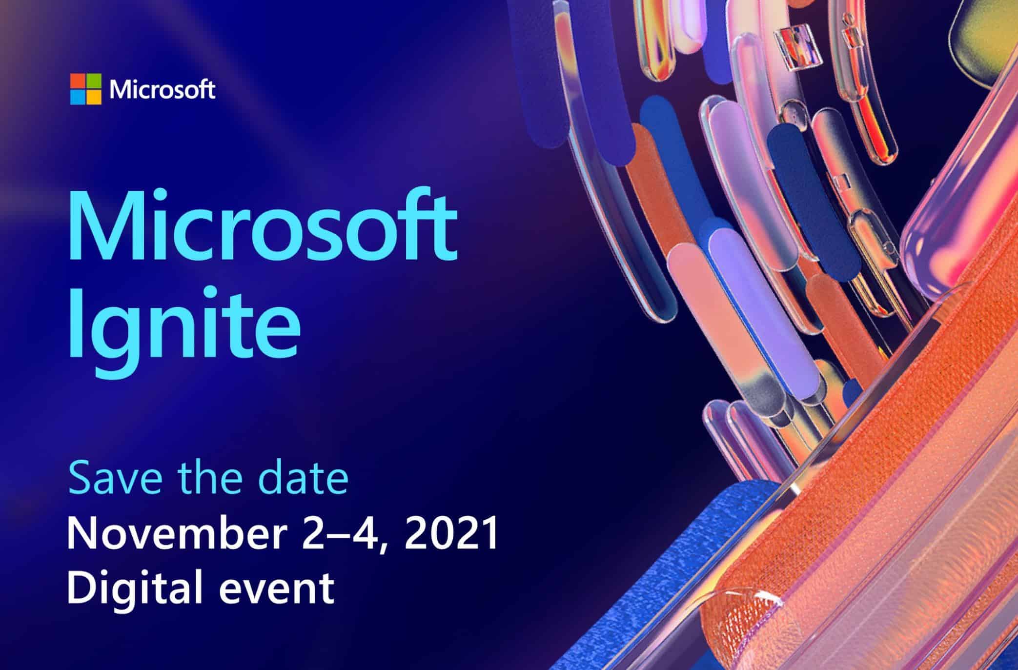 Microsoft Ignite conference is coming digitally on November 2-4, 2021