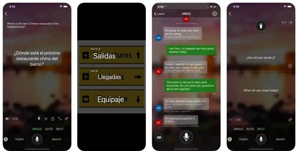 Microsoft Translator iOS app
