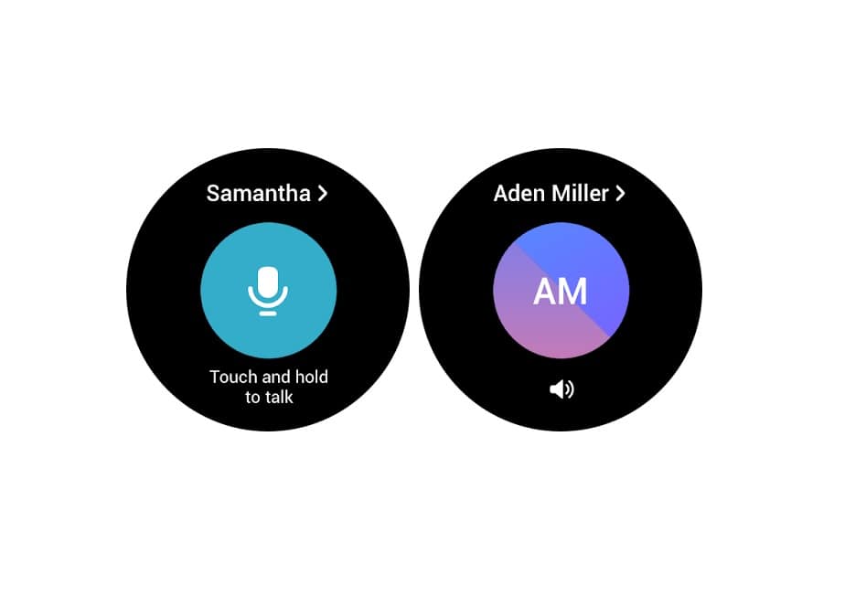 Samsung Galaxy Watch WalkieTalkie app