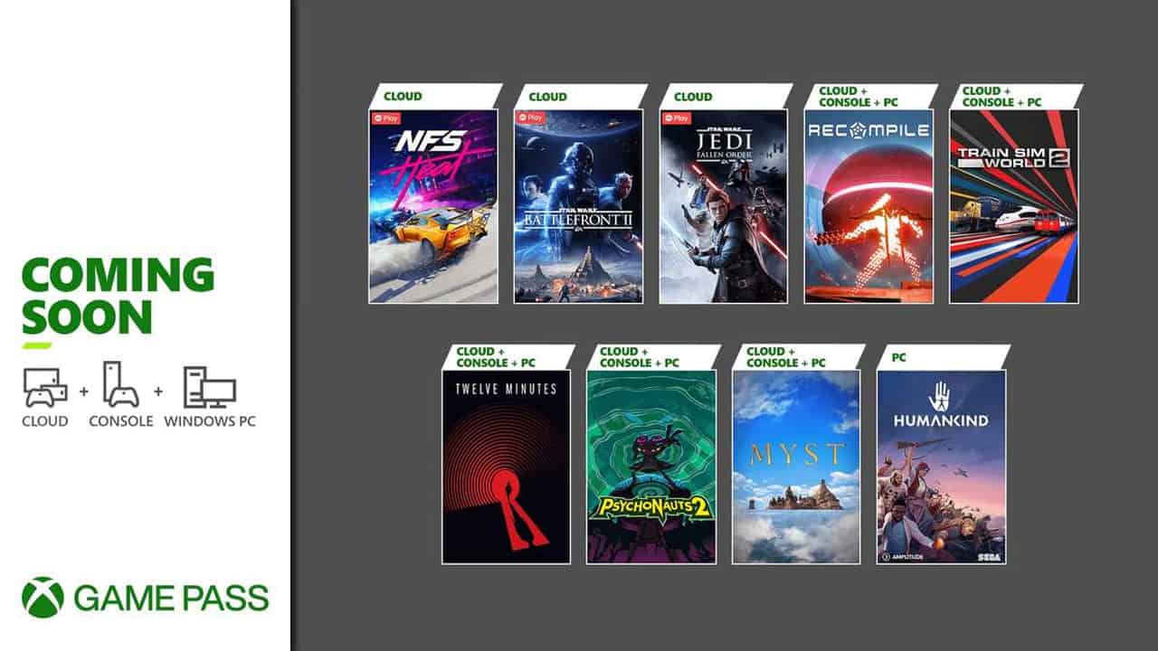 Xbox Game Pass Aug