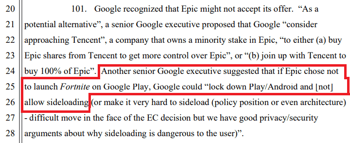 Google reportedly threatened to end side-loading on Android during fight with Epic
