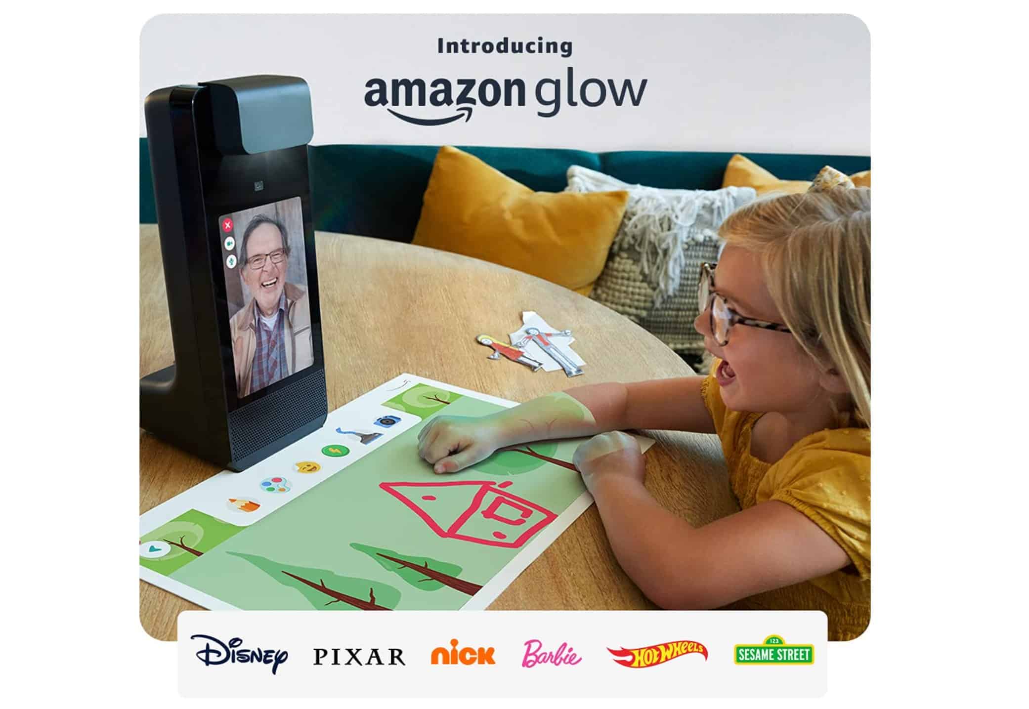 Meet Amazon Glow, a new interactive projector and video-calling device for kids