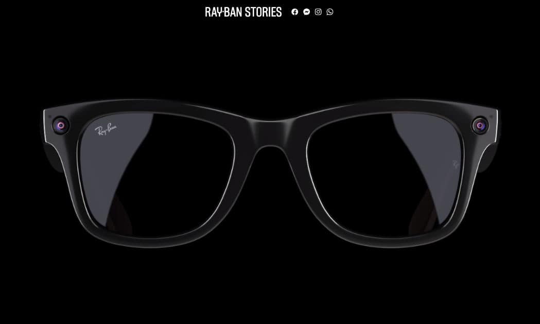 Ray-Ban and Facebook announce Ray-Ban Stories, a first-generation smart glass with dual 5MP camera