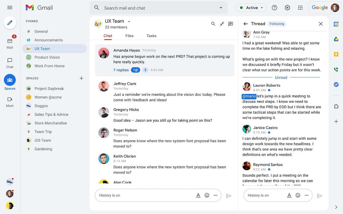 Google takes on Microsoft Teams with the new Spaces in Google Workspace ...