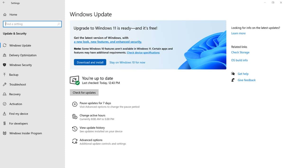 free update to windows 11