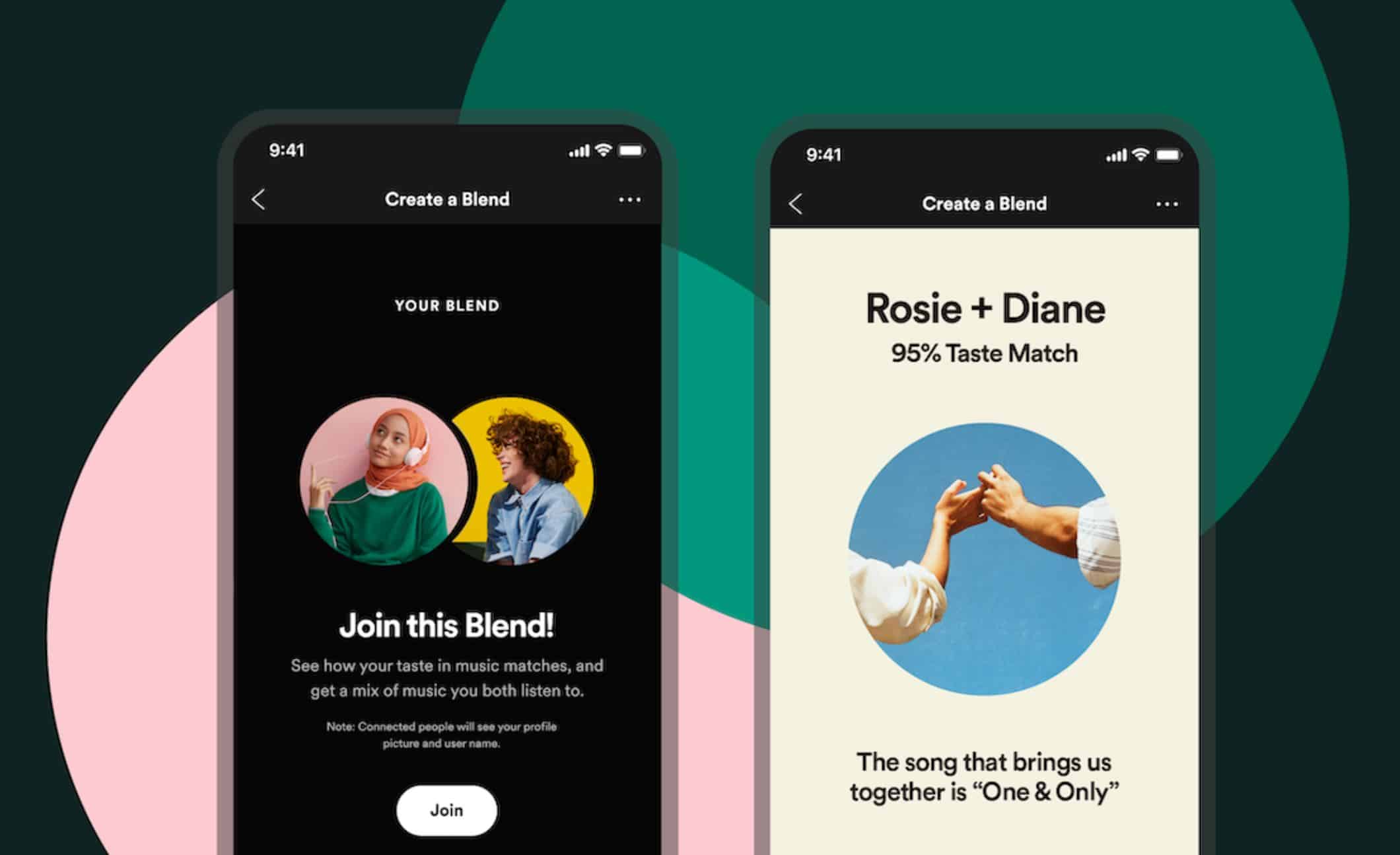 Spotify Blend allows you to easily create a shared personalized playlist