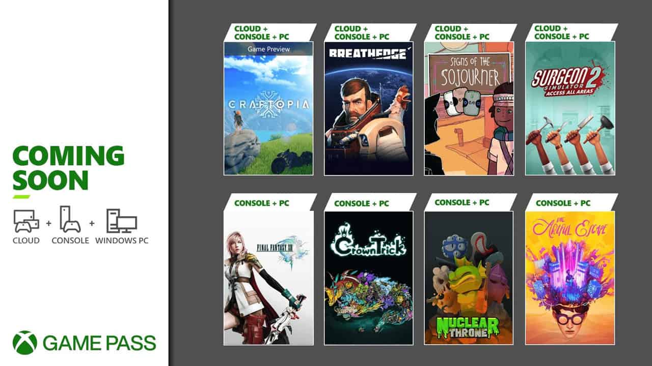 Xbox Game Pass, bu Eylül ayında Surgeon Simulator 2 ve daha fazlasını alıyor