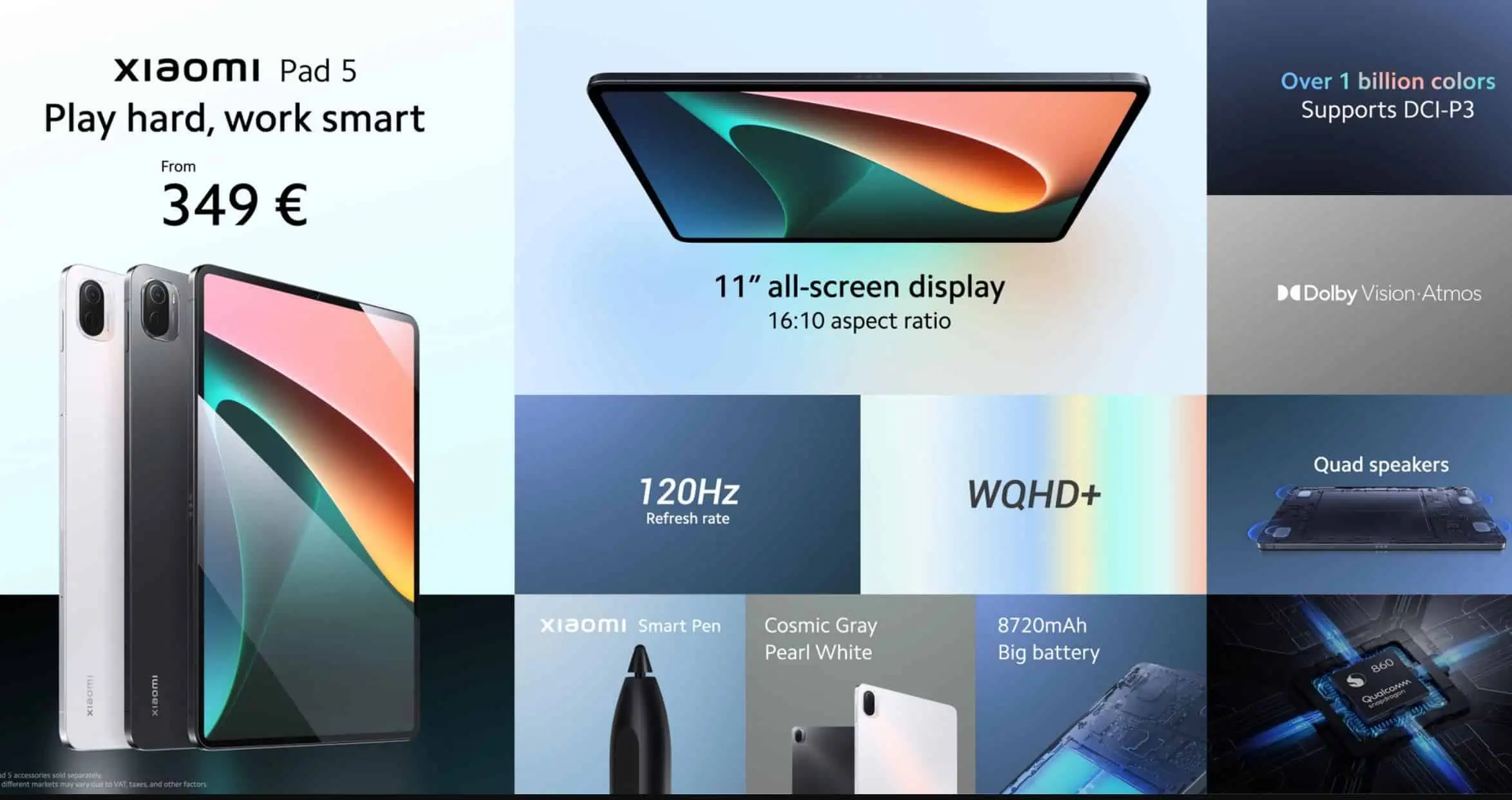 Xiaomi Pad 5 - Full tablet specifications