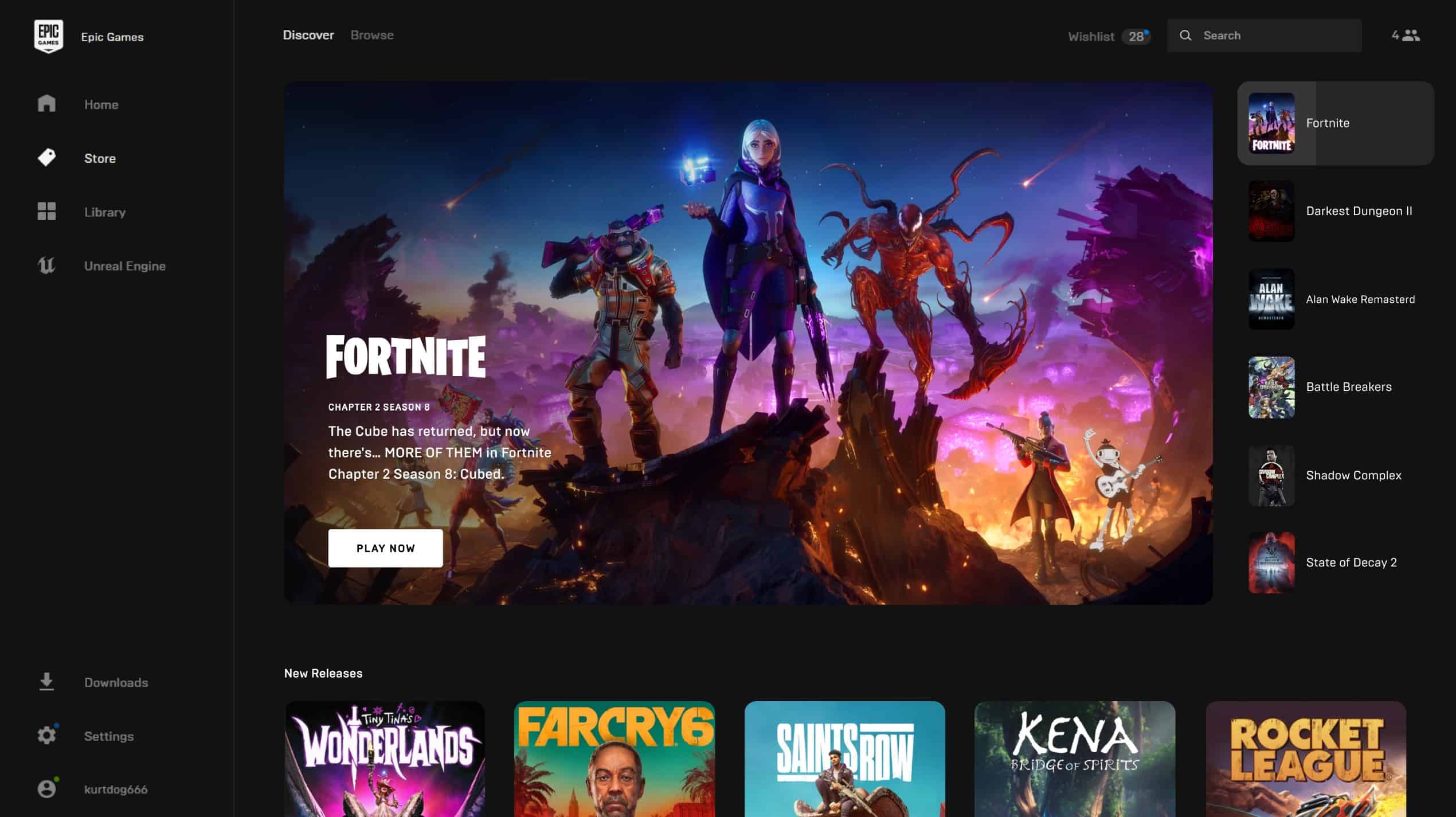 Приложение Epic Games Store теперь доступно для загрузки в Microsoft Store