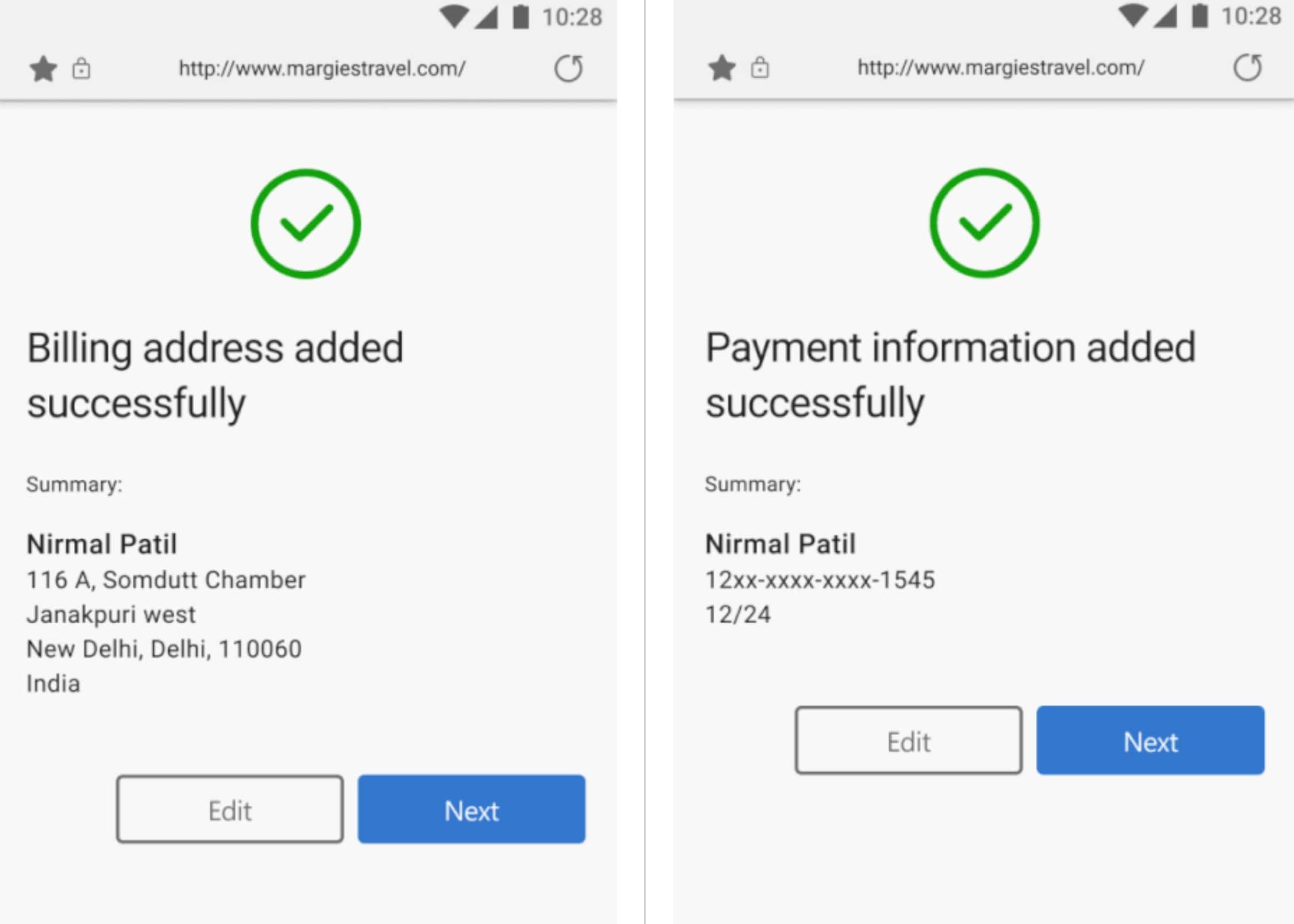 Microsoft Authenticator app now supports autofill of addresses and payment