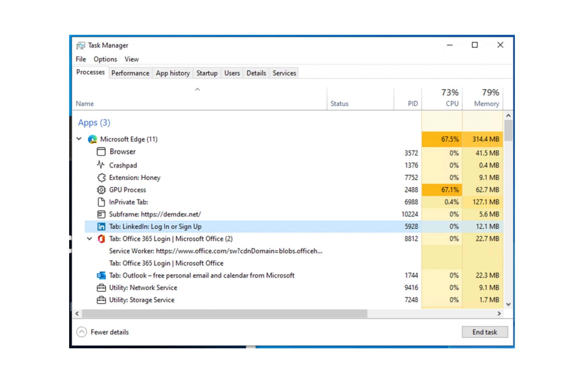 Microsoft announces improvements for Microsoft Edge in Windows 11 Task Manager
