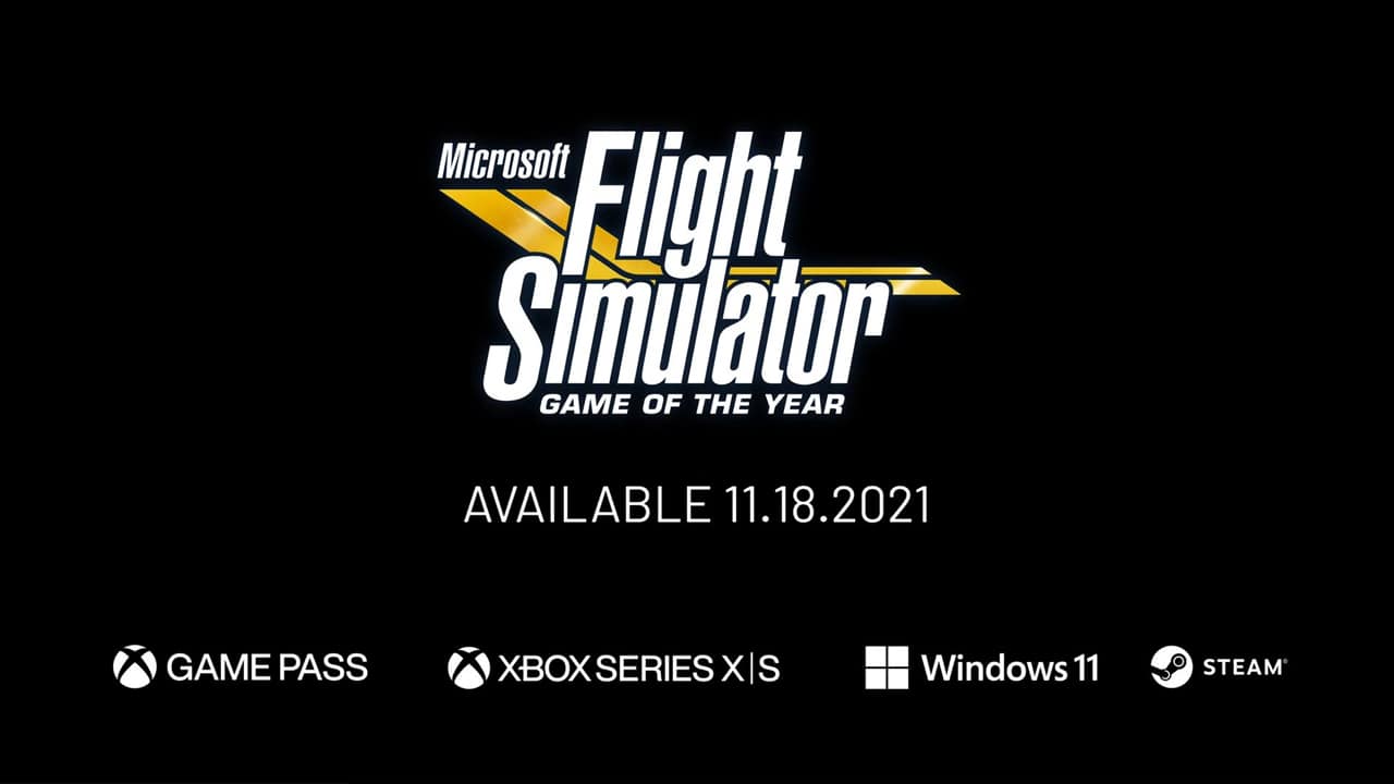 Microsoft Flight Simulator Game of the Year Edition announced