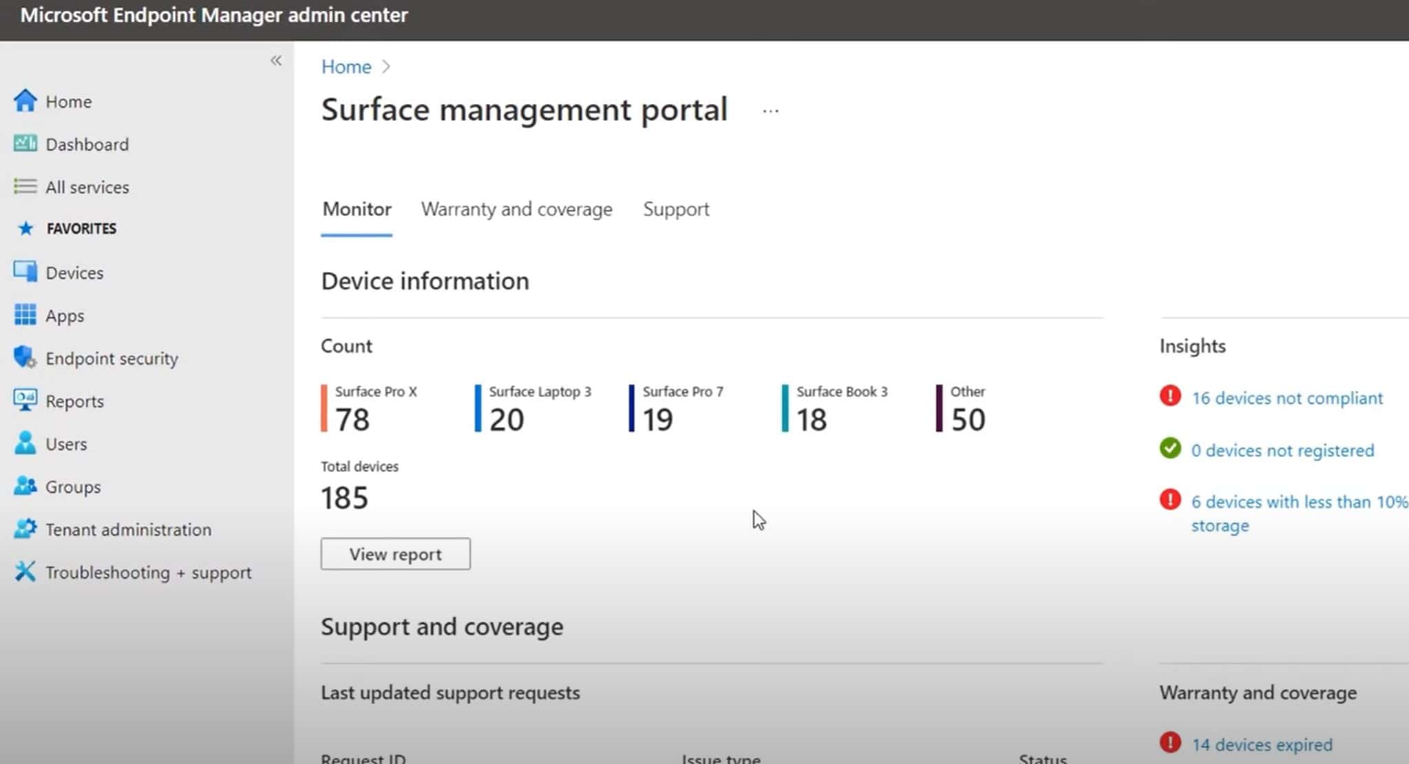 Surface Manager Database Microsoft announces general availability of Surface Management Portal