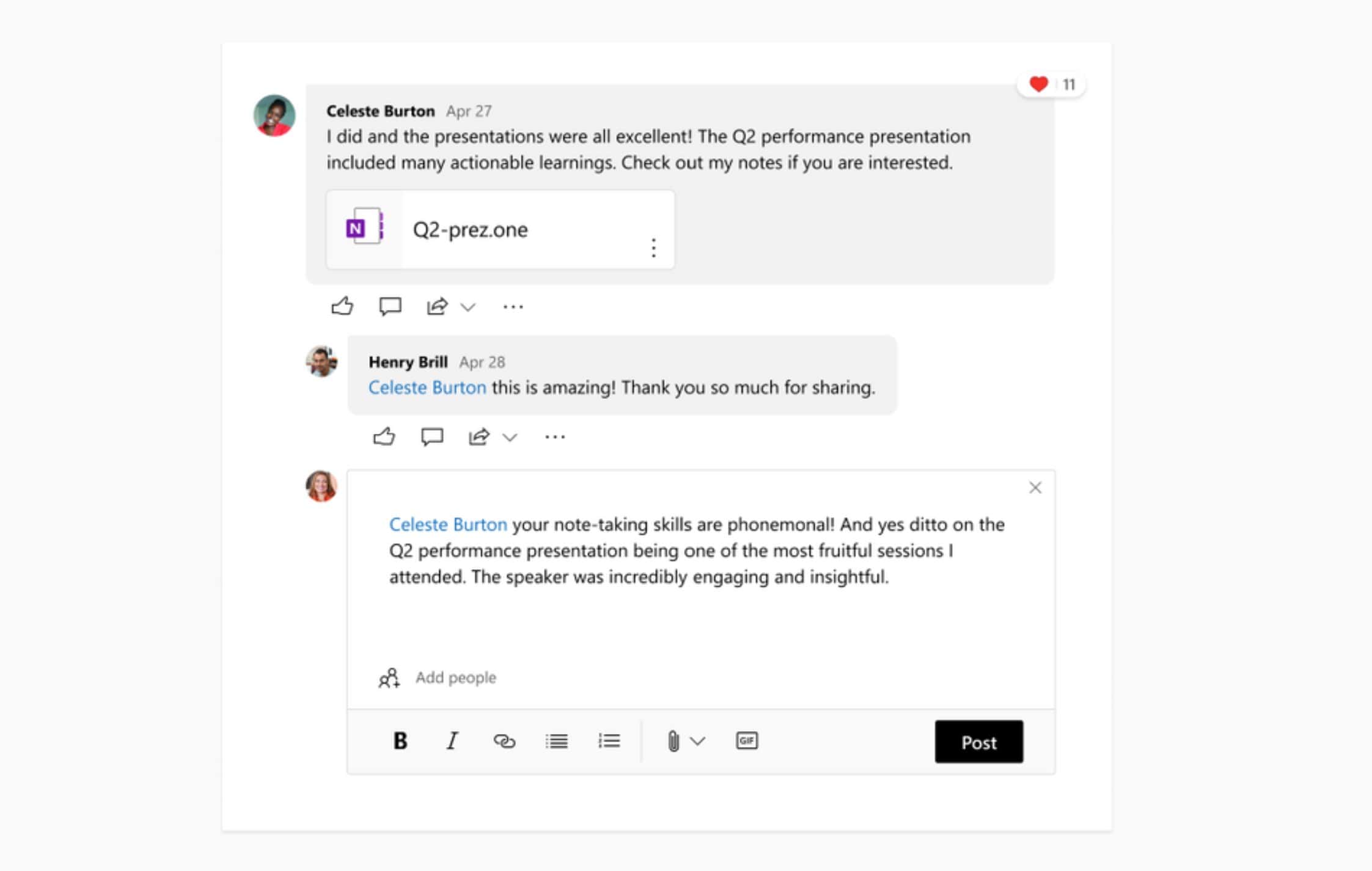 Microsoft brings nested replies, Deep-linking of comments and more to Yammer