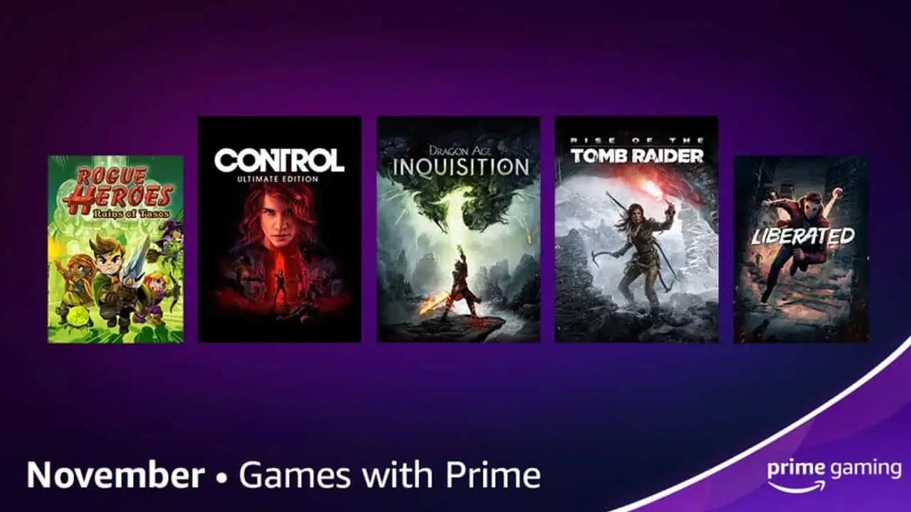 Prime Gaming's November Rewards Come to Over £300/$400