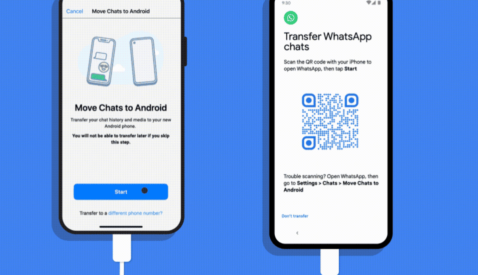 You will soon be able to transfer WhatsApp chats from Android to iOS