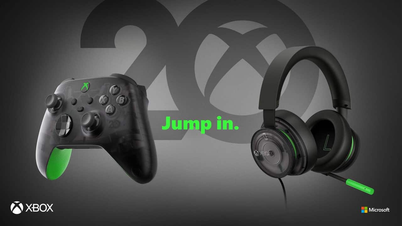 Xbox officially reveals 20th-anniversary controller and headset 