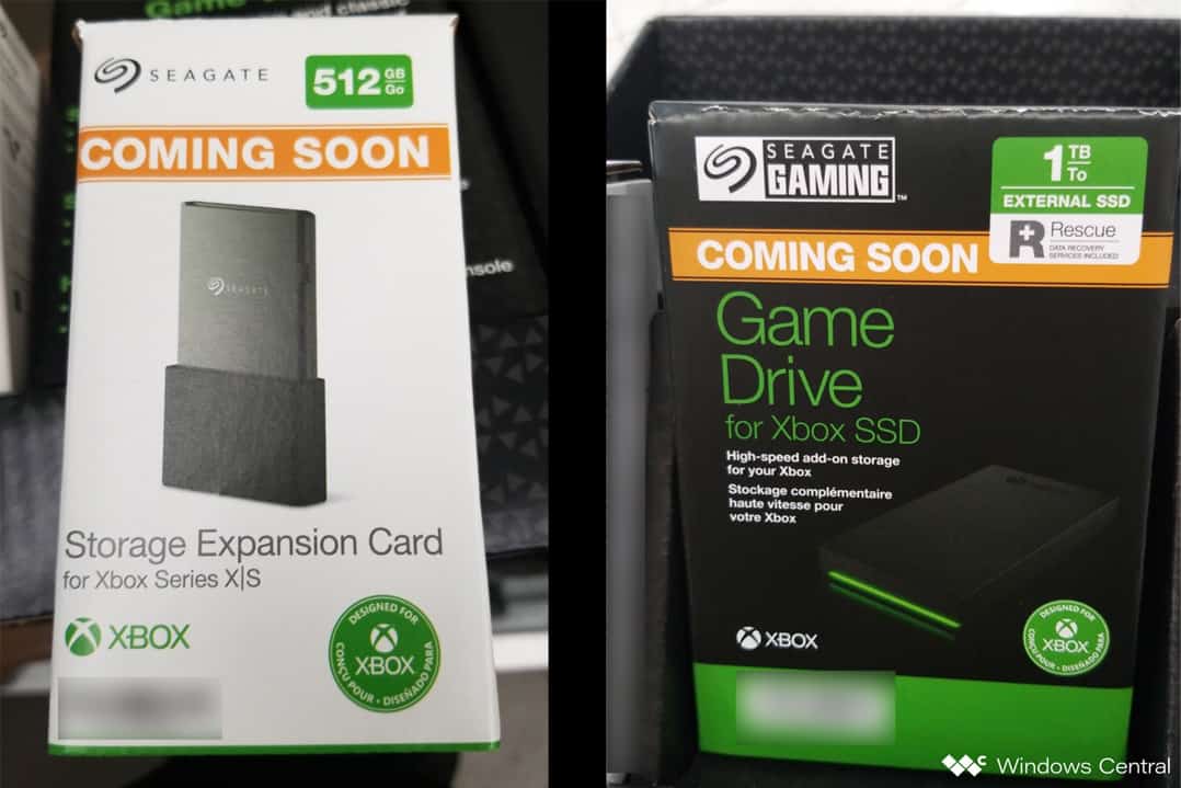 Cartes d'extension Xbox Series X|S