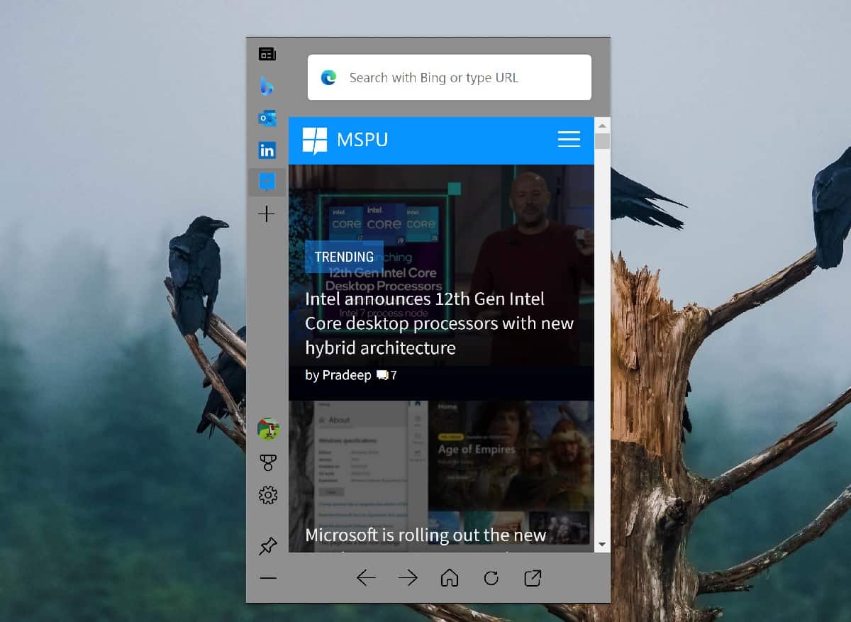 Microsoft S Edge Bar Widget Has Gotten Really Interesting Video