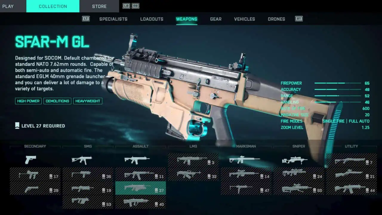 Battlefield 2042 Gun List 