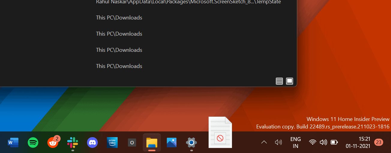 Windows 11 drag and drop blocked