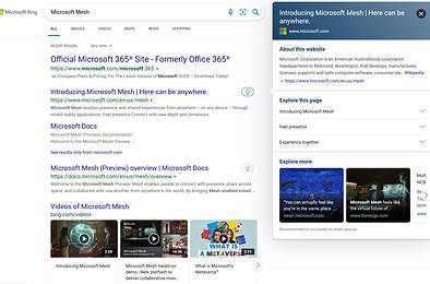 Microsoft Bing Page Insights