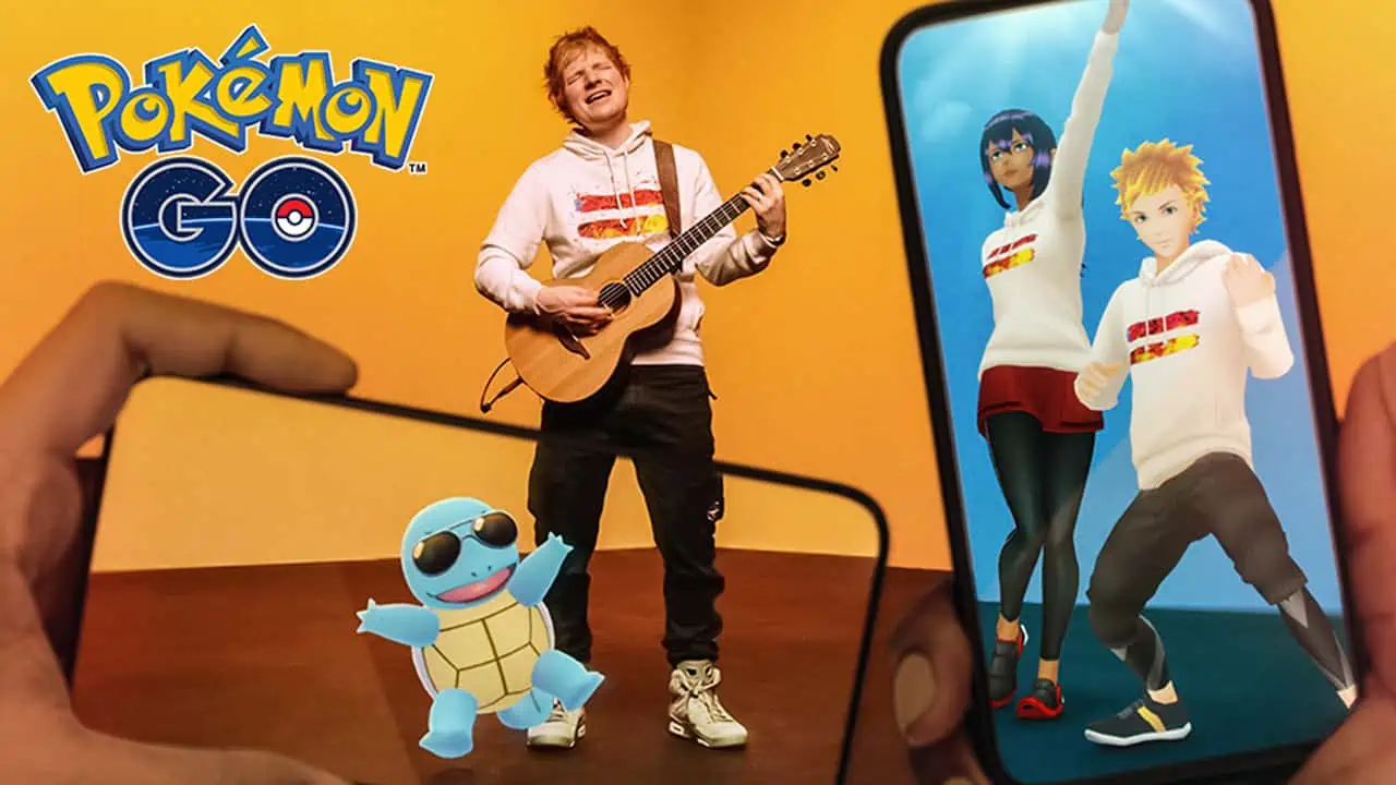 Pokémon Go je podrobno opisal, kaj Ed Sheeran počne v igri