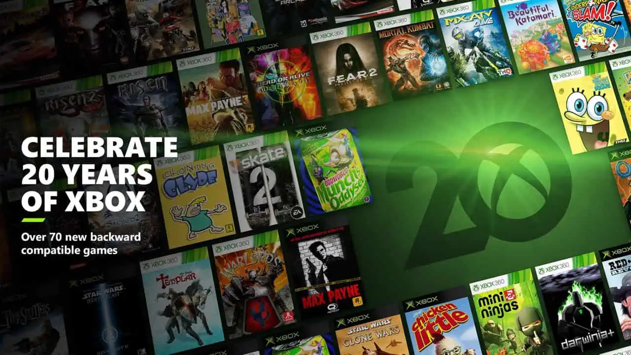 Xbox backwards compatibility gets over 70 new games