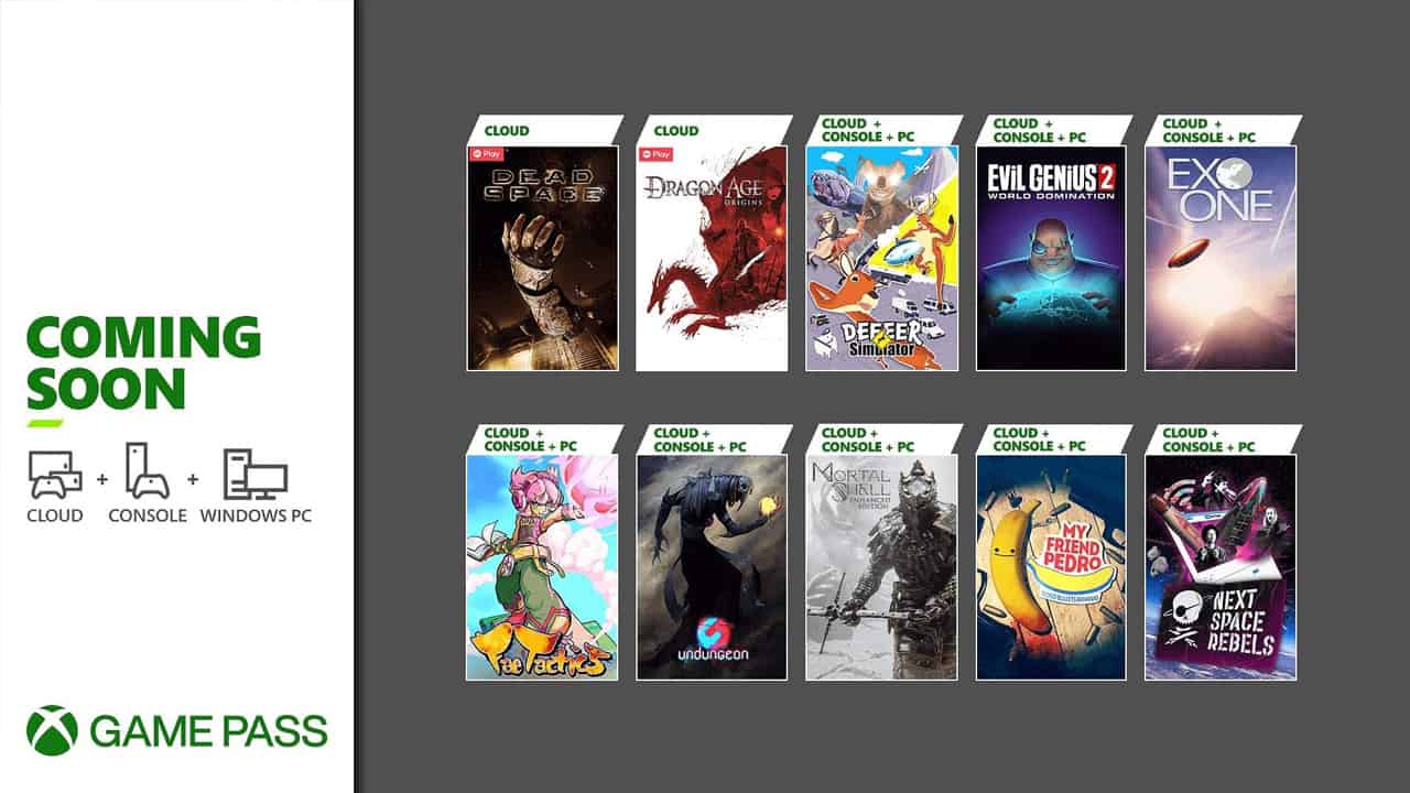 Xbox Game Pass får tio spel till i november
