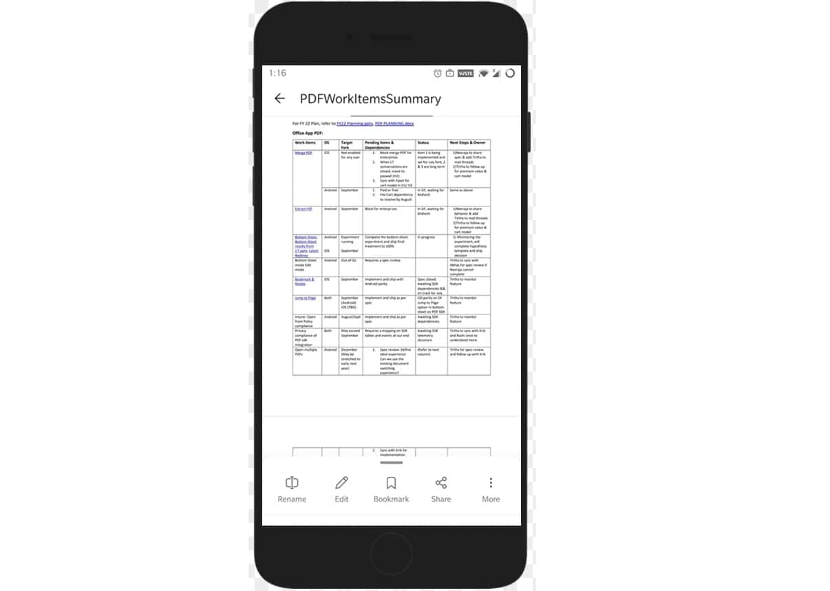 Microsoft Office mobile android