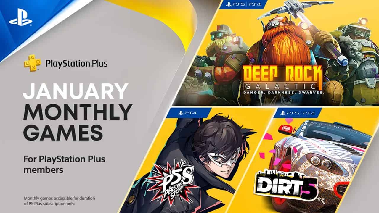January’s PlayStation Plus lineup officially revealed