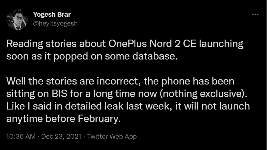 OnePlus Nord 2 CE