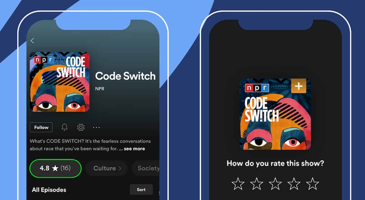 Spotify Podcasts Rating